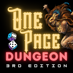 One Page Dungeon 3E